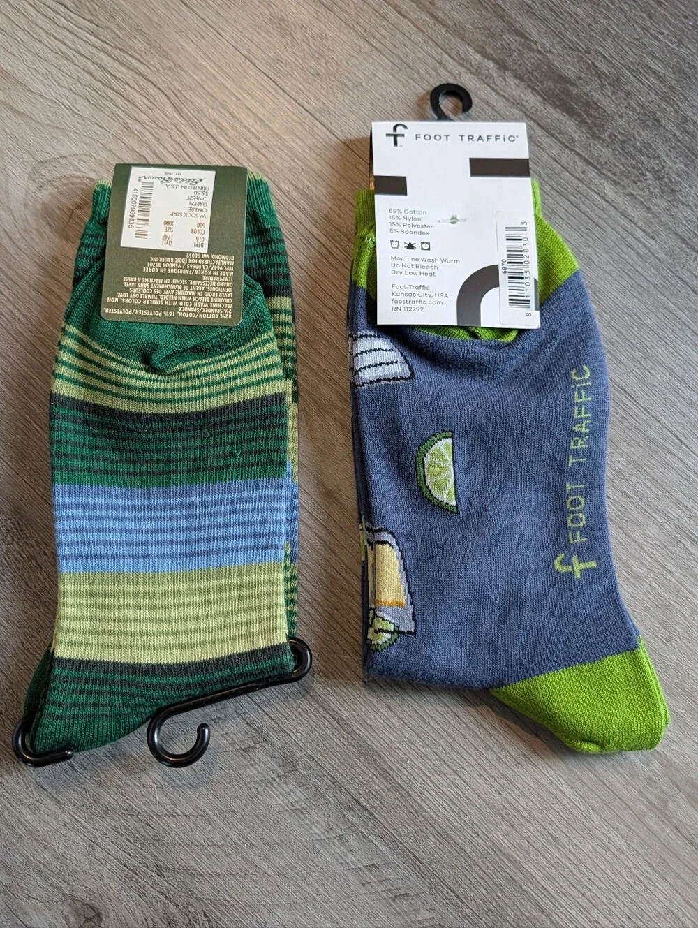 nwt TEQUILA SOCKS + eddie bauer striped